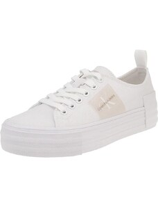 Calvin Klein Jeans Damen Vulcanized Sneaker Schuhe, Weiß (Bright White), 37