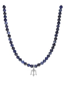 Perlenkette aus Sodalith für Herren Trimakasi