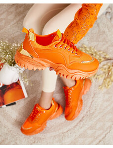 marka niezdefiniowana Firean Damen-Sportschuhe - orange
