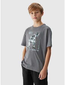 4F Jungen T-Shirt mit Print - grau - 122