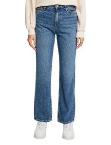 ESPRIT Retro-Jeans mit gerader Passform und hohem Bund
