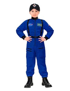 Carnival Party Kostümoverall "Astronaut" in Blau | Größe 158