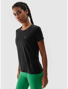 4F Schnelltrocknendes Lauf-T-Shirt für Damen - schwarz - L