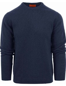 Suitable Lawolle Pullover Rundhals Navy