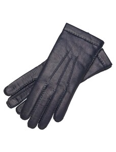 1861 Glove manufactory Portici Blue Navy Leather Gloves