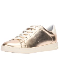 Geox Damen D Jaysen B Sneaker, LT Gold/Optic White, 35 EU