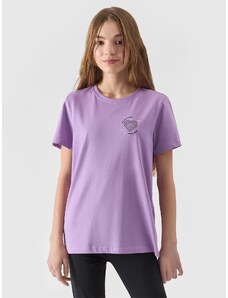 4F Mädchen T-Shirt mit Print - lila - 122
