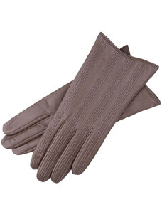 1861 Glove manufactory Pavia Light Grey Leather Gloves