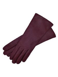 1861 Glove manufactory Marsala Aubergine Leather Gloves