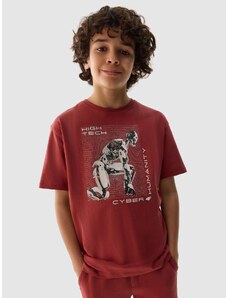 4F Jungen T-Shirt mit Print - rot - 122