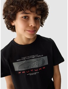 4F Jungen T-Shirt mit Print - schwarz - 122