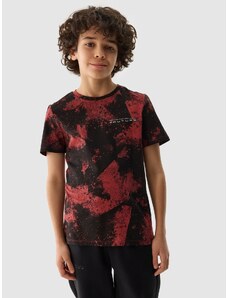 4F Jungen T-Shirt mit Allover-Print - rot - 122
