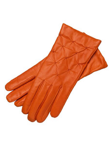 1861 Glove manufactory Firenze Orange Leather Gloves