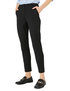 Koton Damen Pocket Medium Rise Crop Cigarette Trousers Pants, Black (999), 38 EU