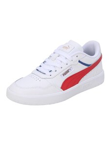 PUMA Unisex Kids' Fashion Shoes COURT ULTRA JR Trainers & Sneakers, PUMA WHITE-FOR ALL TIME RED-CLYDE ROYAL-PUMA GOLD, 38.5