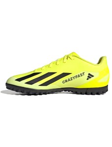 adidas Unisex's X Crazyfast Club Turf Boots Sneaker, Solar Yellow Core Black Cloud White,42 2/3 EU