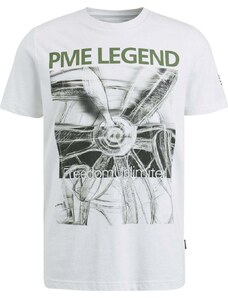 PME Legend PE Legend Jersey T-Shirt Druck Weiß
