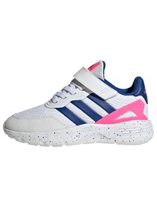 adidas Nebzed Elastic Lace Top Strap Shoes Schuhe-Hoch, FTWR White/Team royal Blue/Lucid pink, 36 2/3 EU