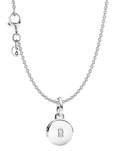 Pandora Damen-Halskette Silber Aufklappbares Liebesschloss Set 68103
