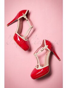 Banned Retro Betty Pumps in Rot