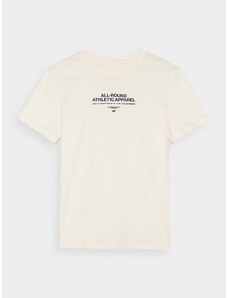 4F Herren T-Shirt mit Print - creme - 3XL
