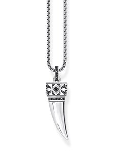 Thomas Sabo Halskette Silber mit Zahn-Anhänger und Steinen KE2202-643-11-L55V