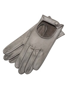 1861 Glove manufactory SHIELD & STYLE GREY LEATHER GLOVES