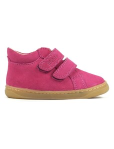 Richter Shoes Leder-Barfußschuhe in Pink | Größe 21
