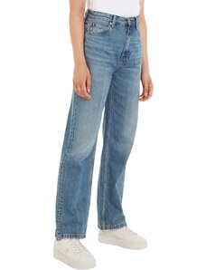 Tommy Hilfiger Damen Jeans Relaxed Straight High Waist, Blau (Will), 34W/34L
