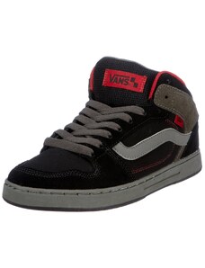 Vans M Edgemont Black/Charcoal/ VNJ6Y66, Herren Sneaker, Schwarz (Black/Charcoal/red), EU 44.5