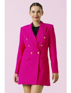 Minueto Paula Blazer Kleid in fluoreszierendem Pink