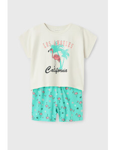 Mädchen-Pyjama name it California kurz mehrfarbig