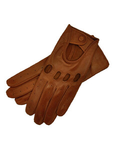 1861 Glove manufactory Arezzo Saddle Brown Leather Gloves