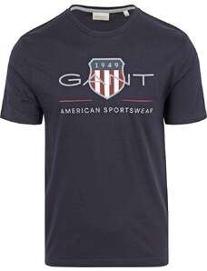 Gant T-shirt ogo Navy