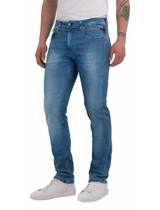 Replay Herren Jeans mit Stretch, Blau (Medium Blue 009), 31W / 32L