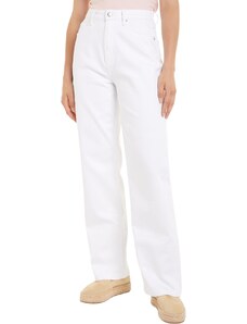 Tommy Hilfiger Damen Jeans Relaxed Straight High Waist, Weiß (Th Optic White), 28W/30L