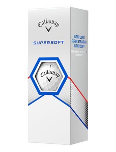 Callaway Supersoft 23 Golf Balls (3pcs) white