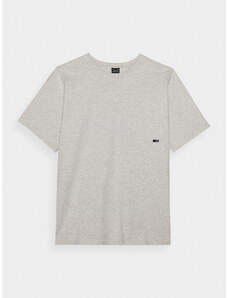 4F Unifarbenes T-Shirt, Oversize-Passform, Unisex - grau - 3XL