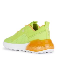 Geox J ACTIVART ILLUMINUS Sneaker, Lime, 29 EU