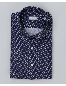 SONRISA Patterned flower cotton shirt