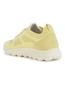 Geox Damen D SPHERICA A Sneaker, LT Yellow, 37 EU