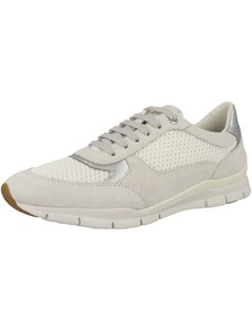 Geox D Sukie A Sneaker, Off White/White, 41 EU