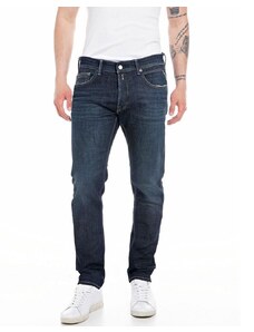Replay Herren Jeans Willbi Regular-Fit mit Stretch, Blau (Dark Blue 007), 33W / 32L