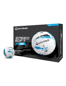 TaylorMade SpeedSoft Ink Golf Balls blue