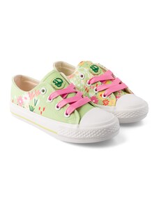 Dedoles Lustige Canvas-Schuhe für Kinder Blumengarten