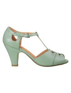 Chelsea Crew Catherina Pumps mit T-Strap in Mint