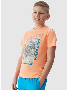 4F Jungen T-Shirt mit Print - orange - 122