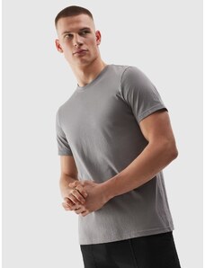 4F Regular Fit T-Shirt mit Print für Herren - grau - L