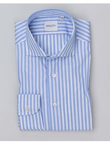 BAGUTTA Striped cotton shirt