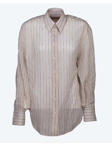 BRUNELLO CUCINELLI Sparkling shirt in cotton and silk